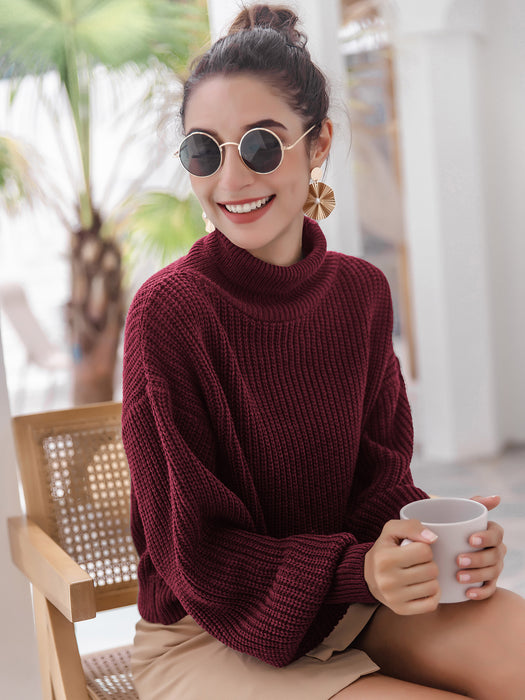 Knitwear round Neck Long Sleeve Women Clothing Sweater Spring Autumn Knitted Real Shot