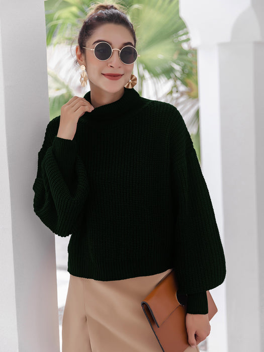 Knitwear round Neck Long Sleeve Women Clothing Sweater Spring Autumn Knitted Real Shot