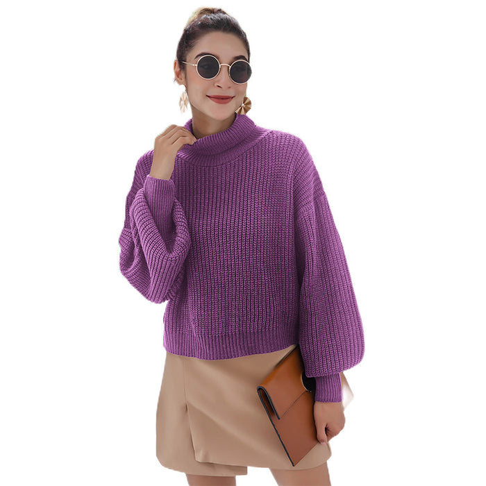 Knitwear round Neck Long Sleeve Women Clothing Sweater Spring Autumn Knitted Real Shot