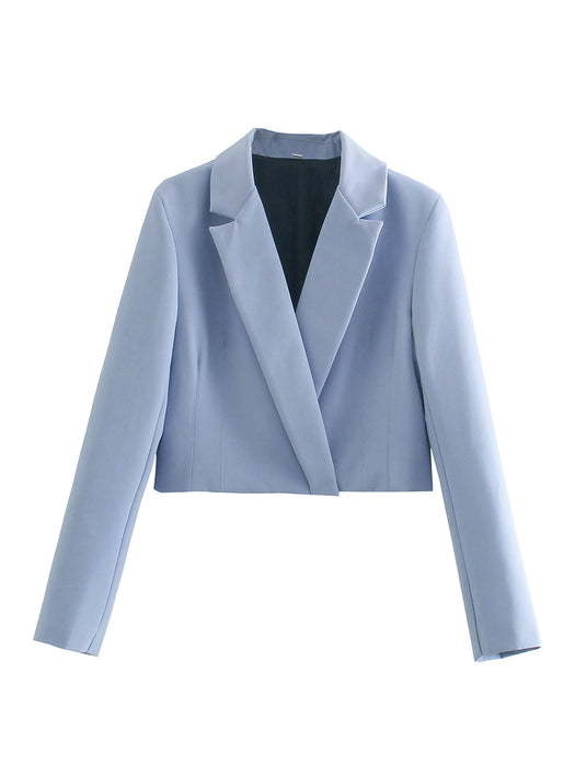 Women Spring Street Stylish Graceful Simple Short Small Blazer