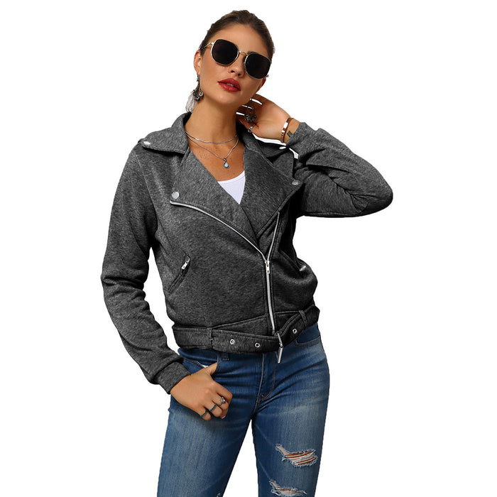 Brushed Hoody Women Autumn Winter  Women Clothing plus Velvet New Winter Coat Women