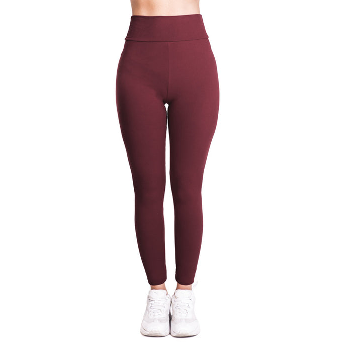 New Solid Color Tight Cycling Pants Women High Waist Stretch Leggings