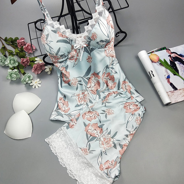 Artificial Silk Super Long Sexy Home White Suit Nightdress