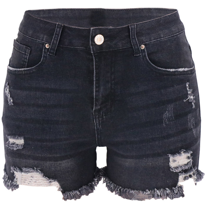 New summer  Ripped High Waist Women Denim Shorts