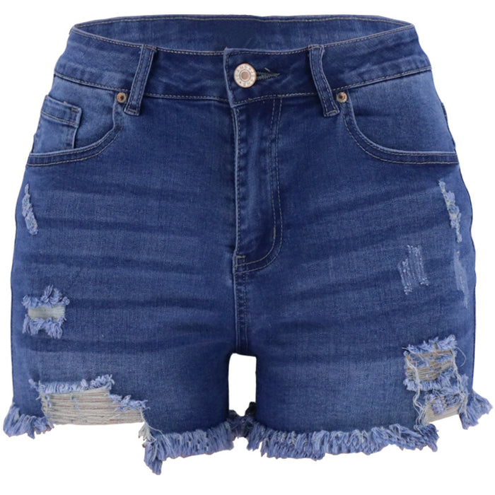 New summer  Ripped High Waist Women Denim Shorts