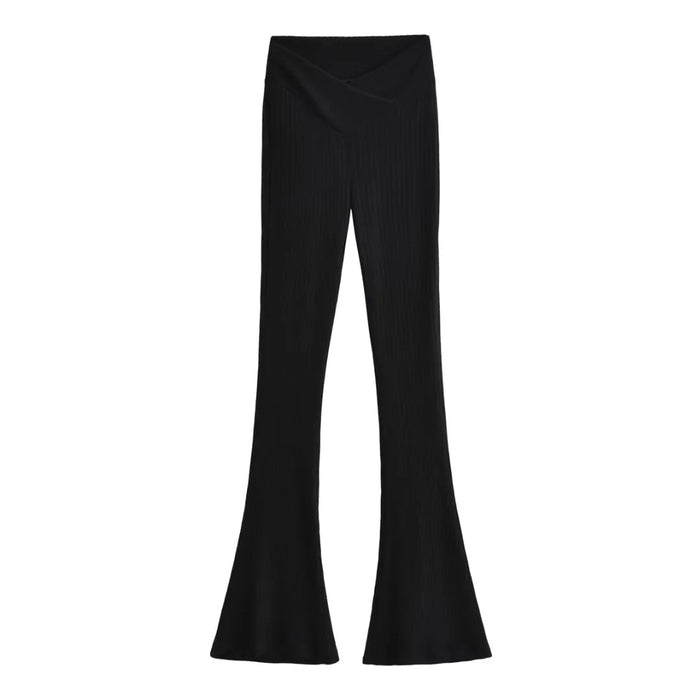 Criss Cross Waist Head Bell Bottom Pants Trendy Internet Celebrity Women Slimming Yoga Fitness Leggings Hip Wrapped Casual Pants