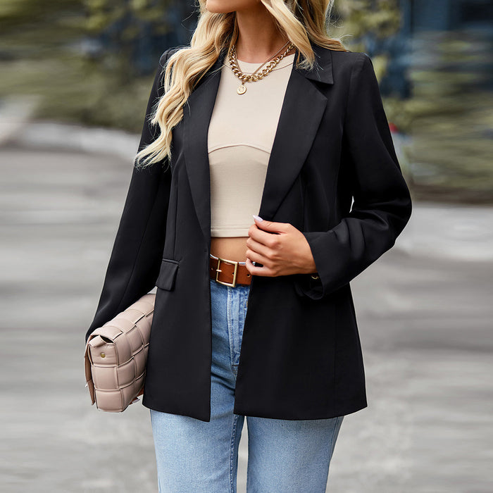 Casual Small Blazer Winter Coat Business Clothing Women