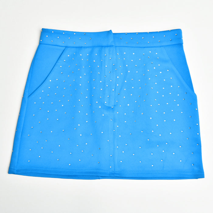 Sexy Tight Short Skirt Women Spring Arrival Solid Color Rhinestone Low Waist Hip Wrapped Skirt