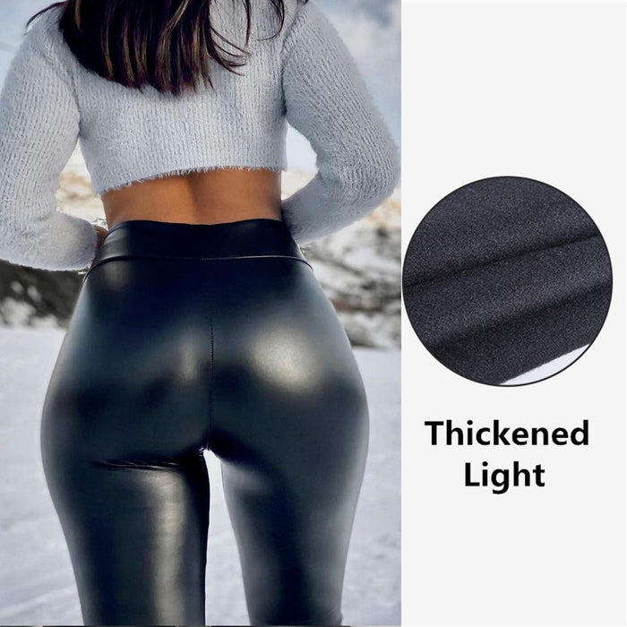 Popular Multi-Color Leather Pants Women High Waist Leather Shorts Leather Pants Leggings Women Four-Sided Stretch Hip-Lifting Pencil Pants