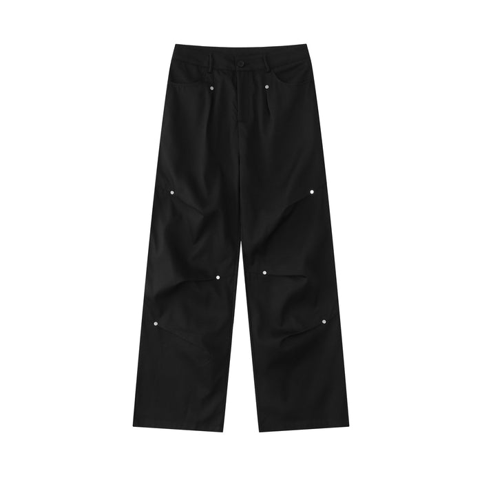 Oreeta Cargo Summer Pleated Paratrooper Pants   Brand Overalls Women Clinch Wide Leg Overalls Women