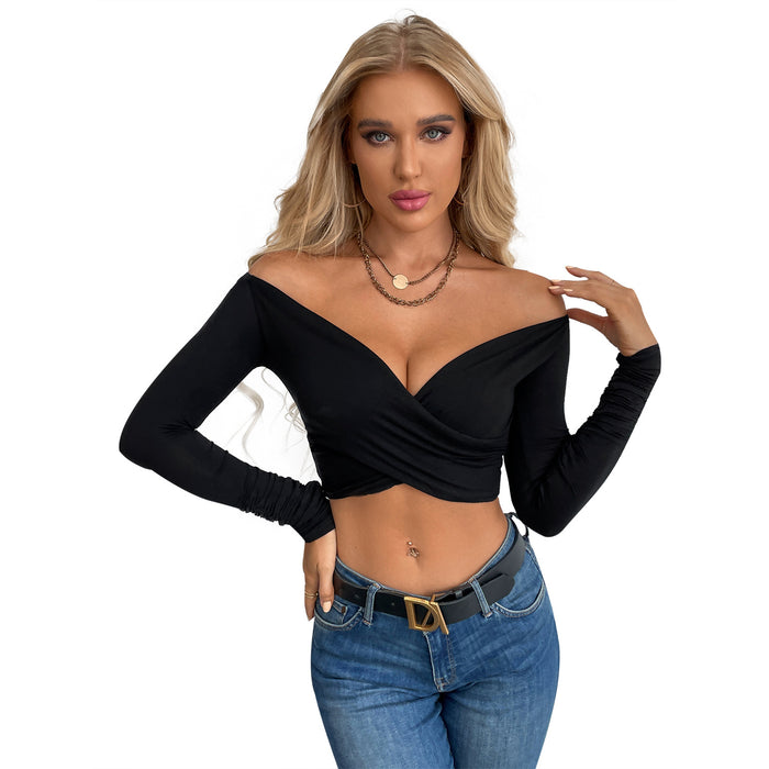 Sexy Vest Women Slim Fit Slimming Small Chest Gathering Vest