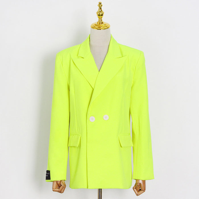 Design Small Blazer Simple Office  Loose Casual Women Coat