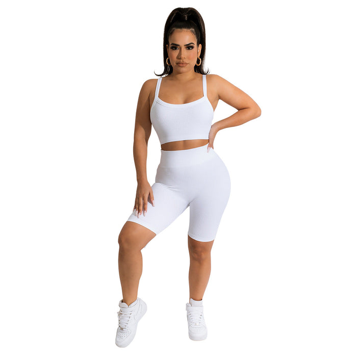 Sports Casual Tight Two-Piece Set Fitness Yoga Wear