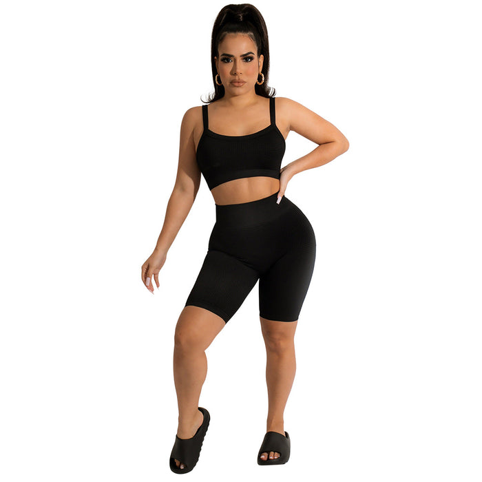 Sports Casual Tight Two-Piece Set Fitness Yoga Wear