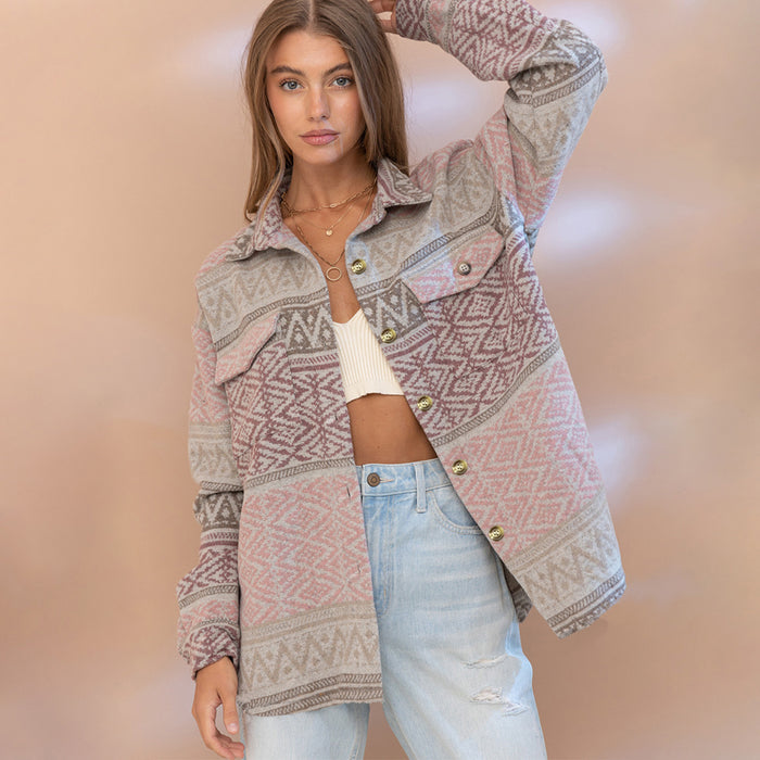 Aztec Woolen Coat Aztec Vintage Jacket