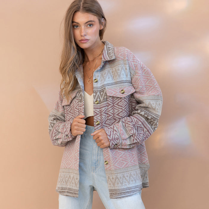 Aztec Woolen Coat Aztec Vintage Jacket