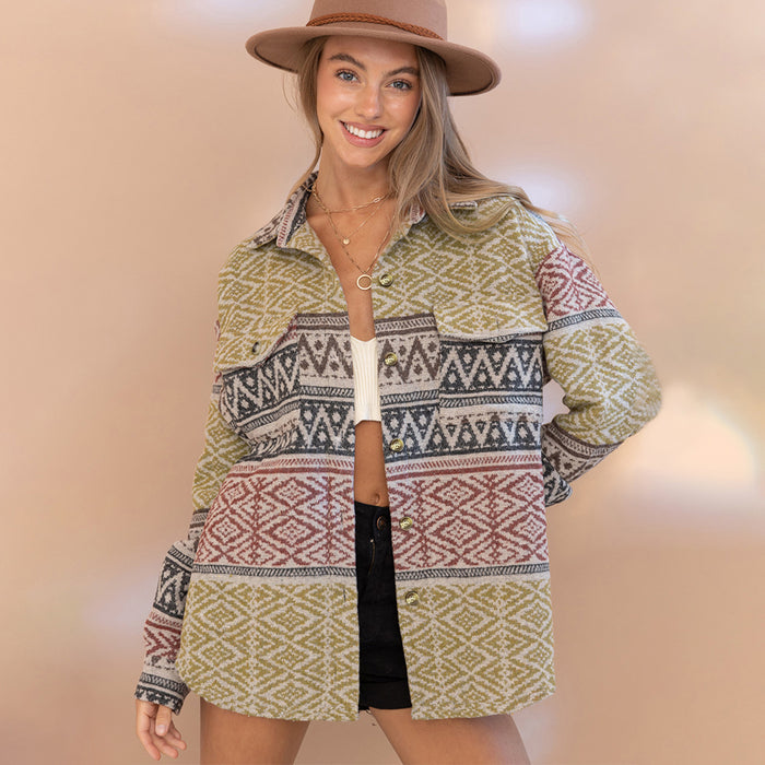 Aztec Woolen Coat Aztec Vintage Jacket