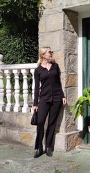 Pleated Knitting Suit Simple Collared Casual Suit High Waist Elastic Band Women Knitted Cotton Top