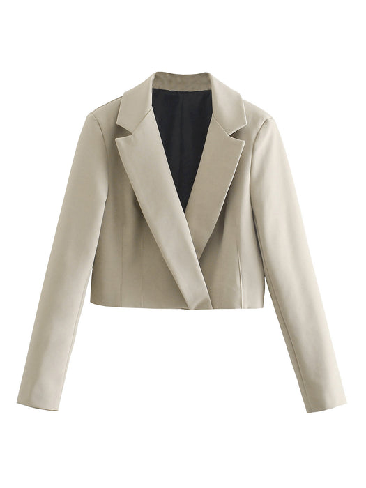 Women Spring Street Stylish Graceful Simple Short Small Blazer