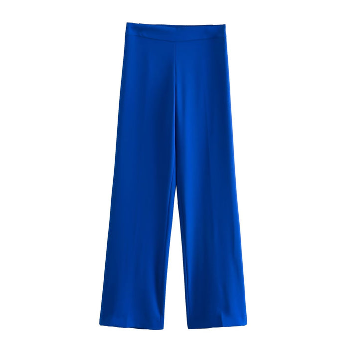 F00173124 Women High Waisted Slacks Trousers