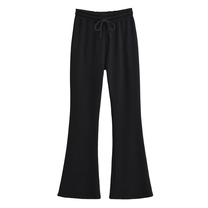 Summer Thin Elastic High Waist Stretch Casual Pants Slim Slimming Sports Trousers