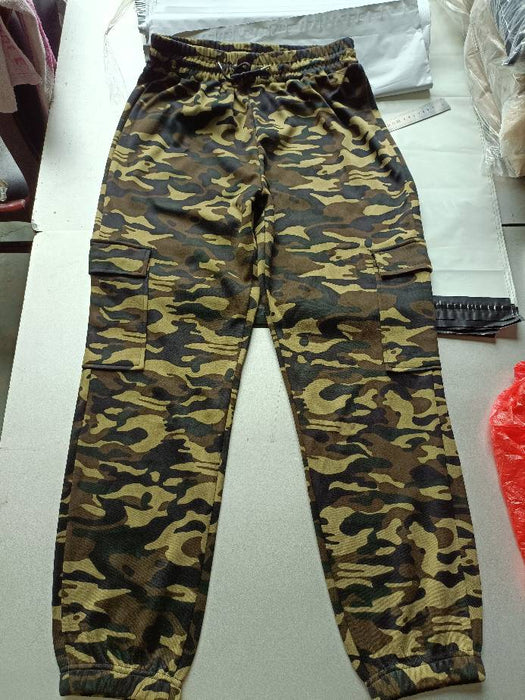 Sports Pants Camouflage Random Printing Ankle Banded Pants Casual Trousers Street Trend Women Sweatpants