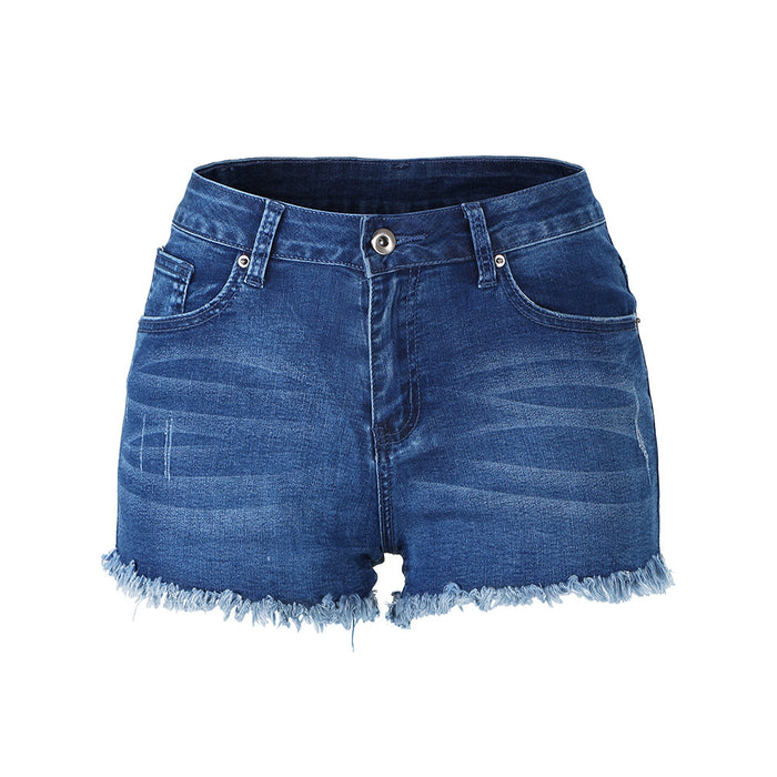 Spring   Spot Women Jeans  Tassel Women Denim Shorts