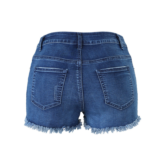 Spring   Spot Women Jeans  Tassel Women Denim Shorts