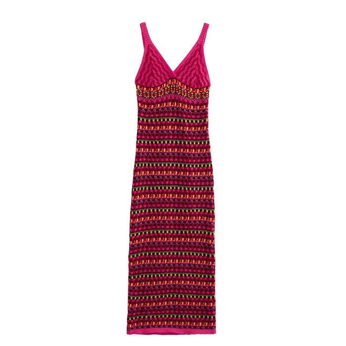 Rainbow Dress Striped Dress Women