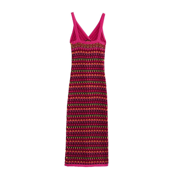 Rainbow Dress Striped Dress Women