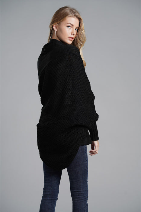 Autumn Winter Batwing Sleeve Long Knitted Cardigan Sweater Women Coat Women Sweater Women