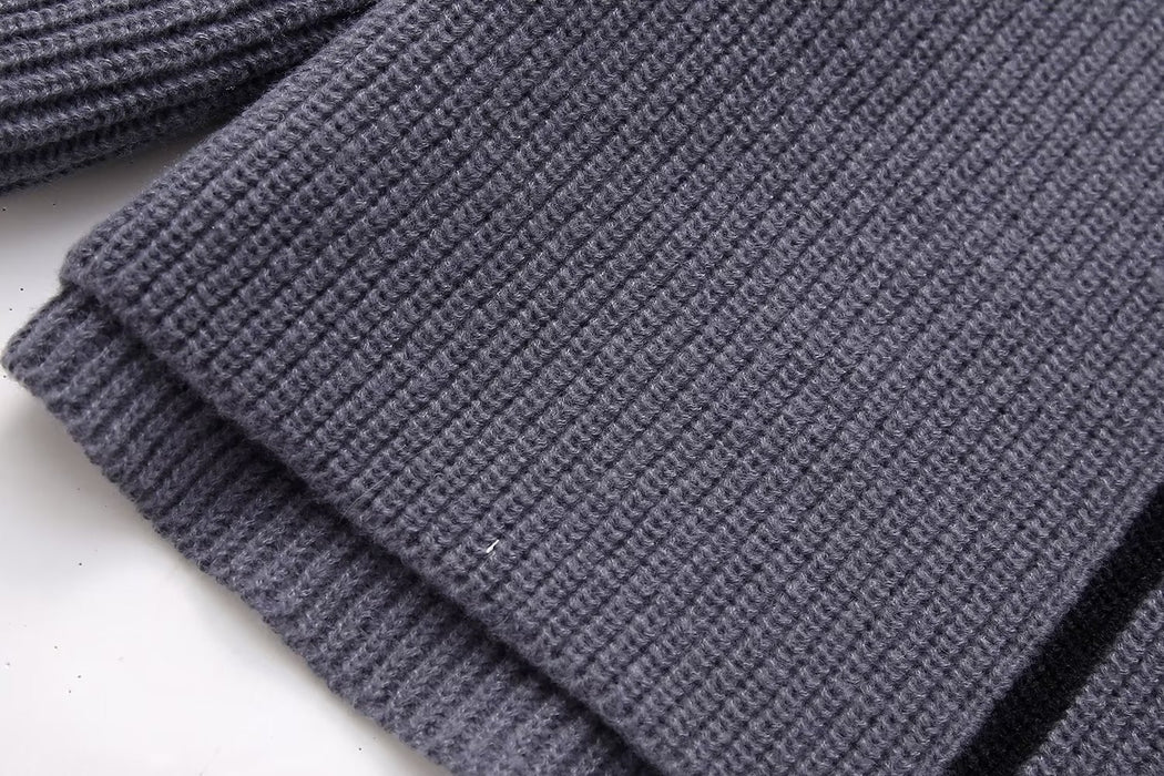 Winter Half Turtleneck Pullover Knitted Sweater