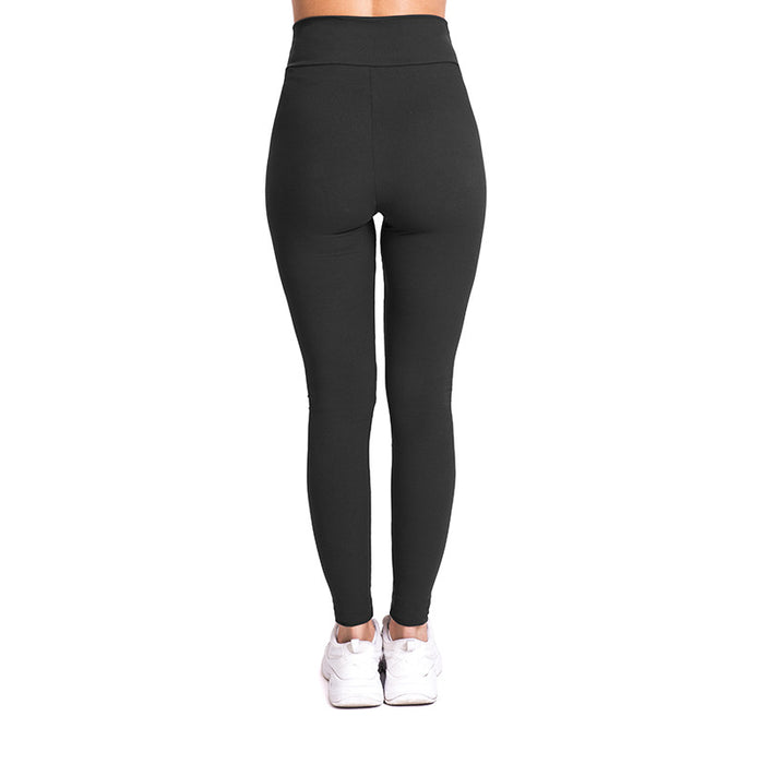 New Solid Color Tight Cycling Pants Women High Waist Stretch Leggings