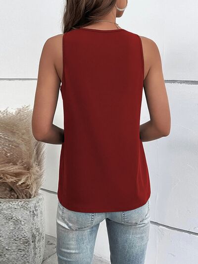 Crisscross V-Neck Tank