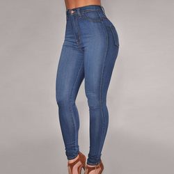 Autumn Winter  Denim Supply High Waist Stretch Slim Fit Skinny Pants