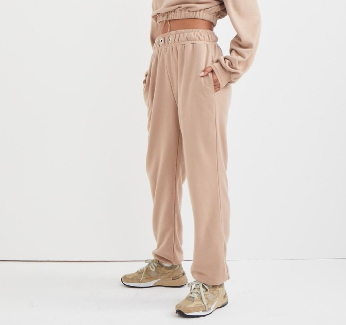 Casual Sports Pants Female Spring Autumn Tide Loose Tappered Elastic High Waist Straight Casual Trousers Harem Sweatpants Women