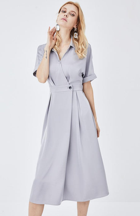 Season Three-Dimensional Cut Slimming Elegant Comfortable Young Dress Intellectual Simple