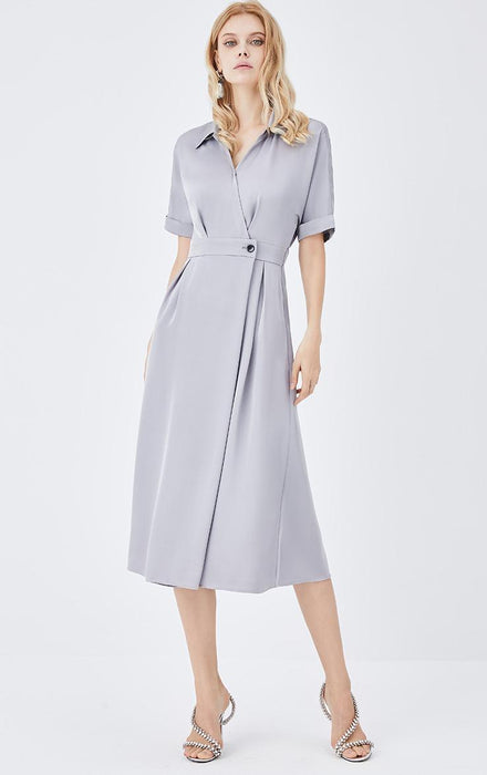 Season Three-Dimensional Cut Slimming Elegant Comfortable Young Dress Intellectual Simple