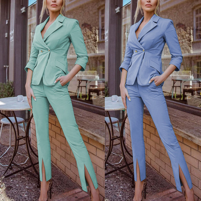 Popular Spring Women Clothing Temperamental Minority Slim Waist Small Suit