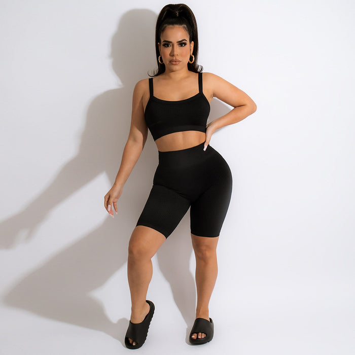 Sports Casual Tight Two-Piece Set Fitness Yoga Wear