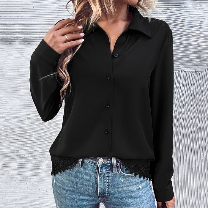 Spring Summer Shirt Niche Black Shirt