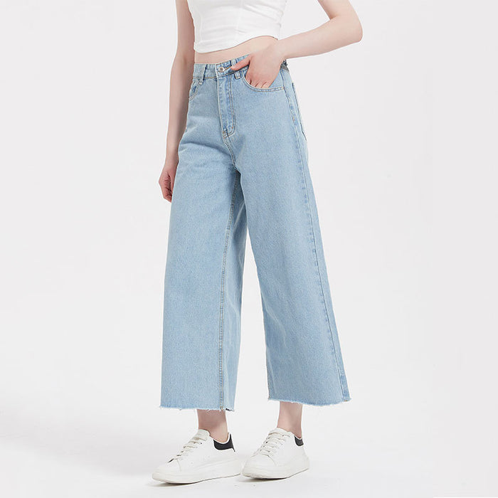 Direct High Waist Jeans Wide Leg Trousers Jeans Women