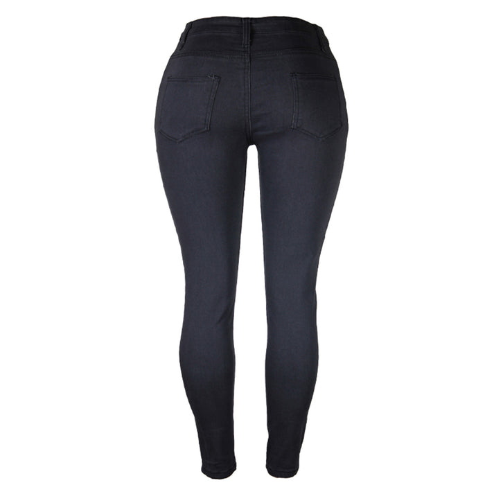 Slim Fit Fashionable Denim Trousers Women