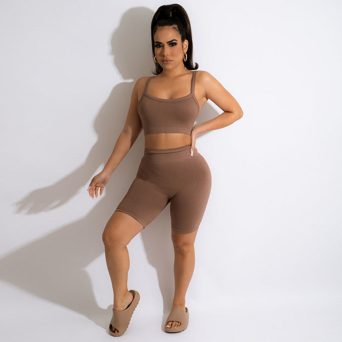 Sports Casual Tight Two-Piece Set Fitness Yoga Wear