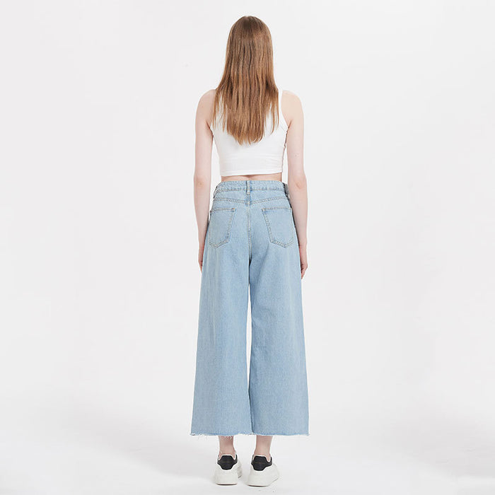 Direct High Waist Jeans Wide Leg Trousers Jeans Women