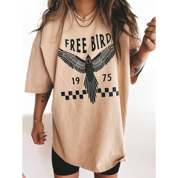 Popular Cotton Short Sleeve Loose Printed round Neck Women T shirt