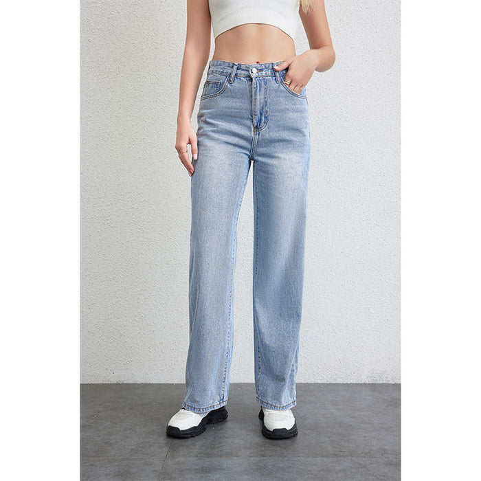 Jeans Women Wide Leg Denim Pants Women Casual Trousers Loose