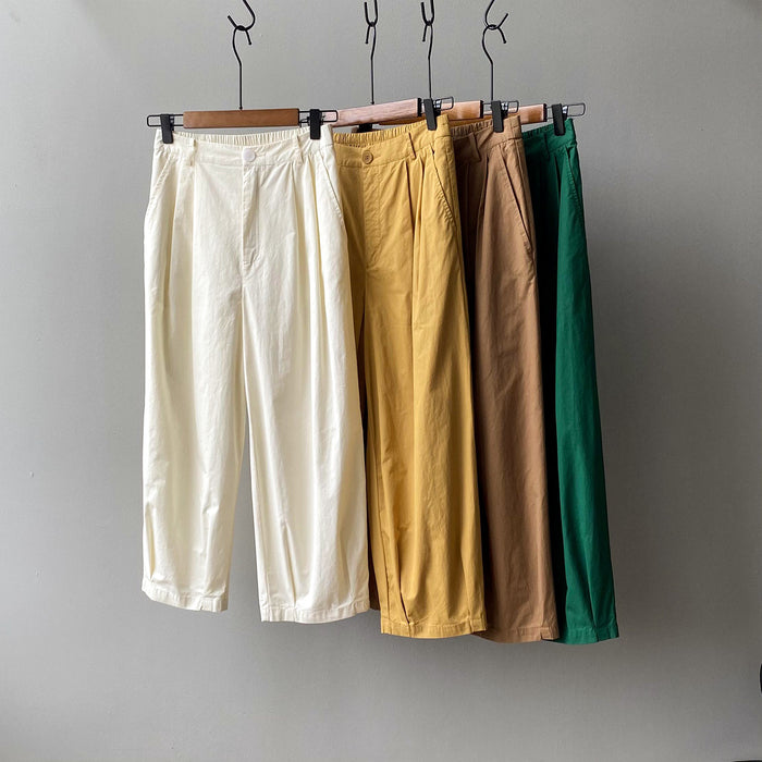 Cropped Casual Pants Korean High Waist Elastic Banana Pants Women Spring Thin Slimming Harem Pants