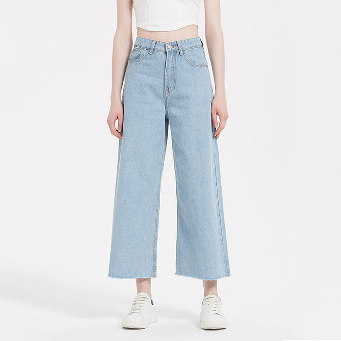 Direct High Waist Jeans Wide Leg Trousers Jeans Women