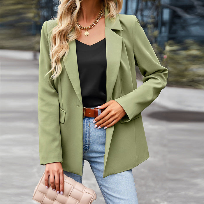 Casual Small Blazer Winter Coat Business Clothing Women